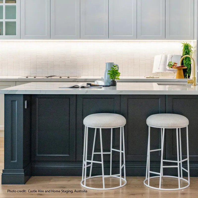 Aiden Steel Kitchen Stool