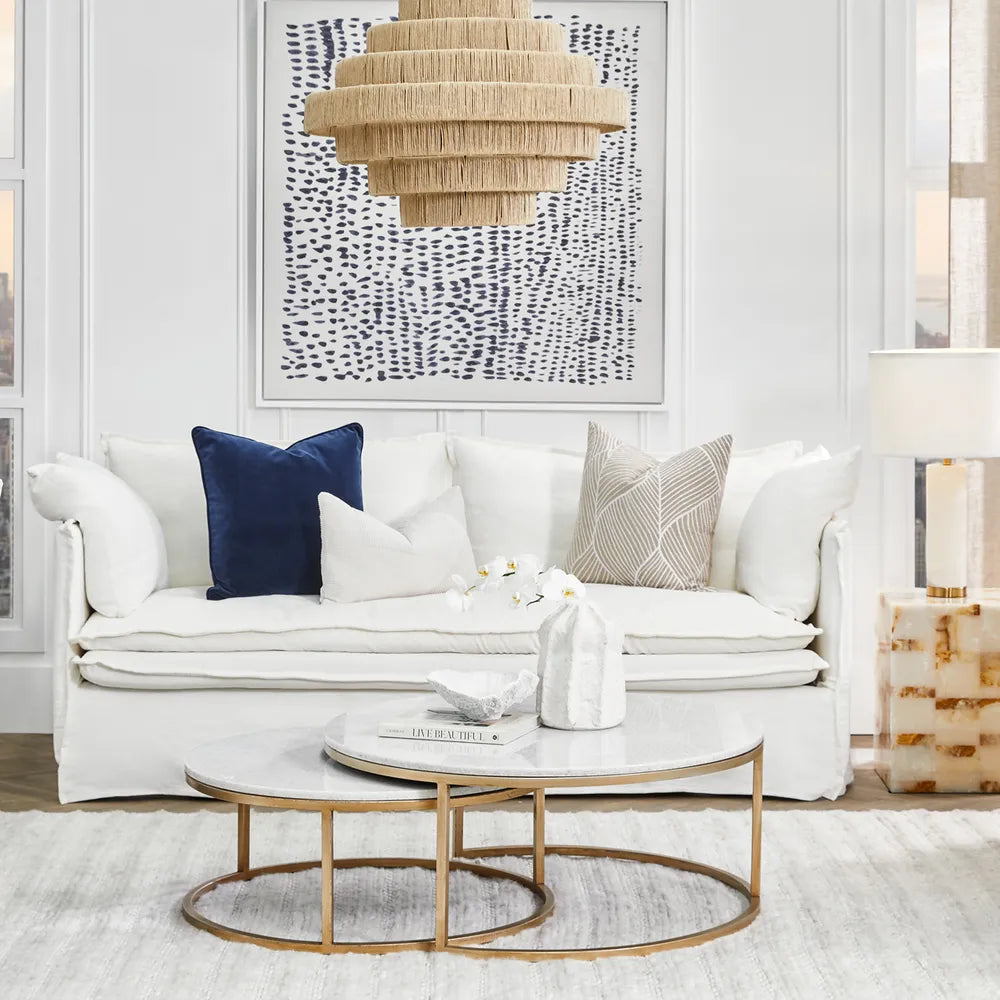Chloe Stone Nesting Coffee Tables