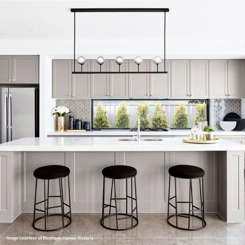 Aiden Steel Kitchen Stool