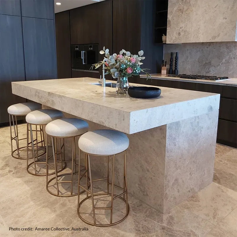Aiden Steel Kitchen Stool