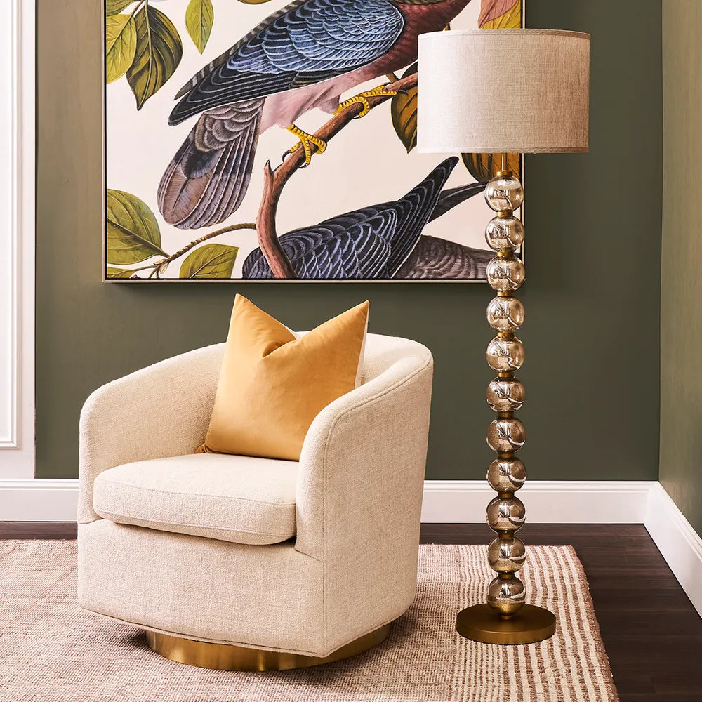 Belvedere Swivel Arm Chair