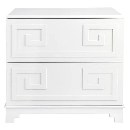 Greek Key Bedside Table