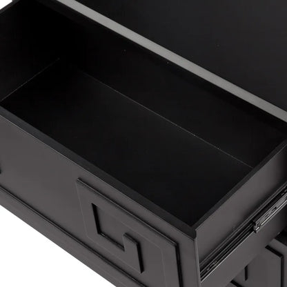 Greek Key Bedside Table