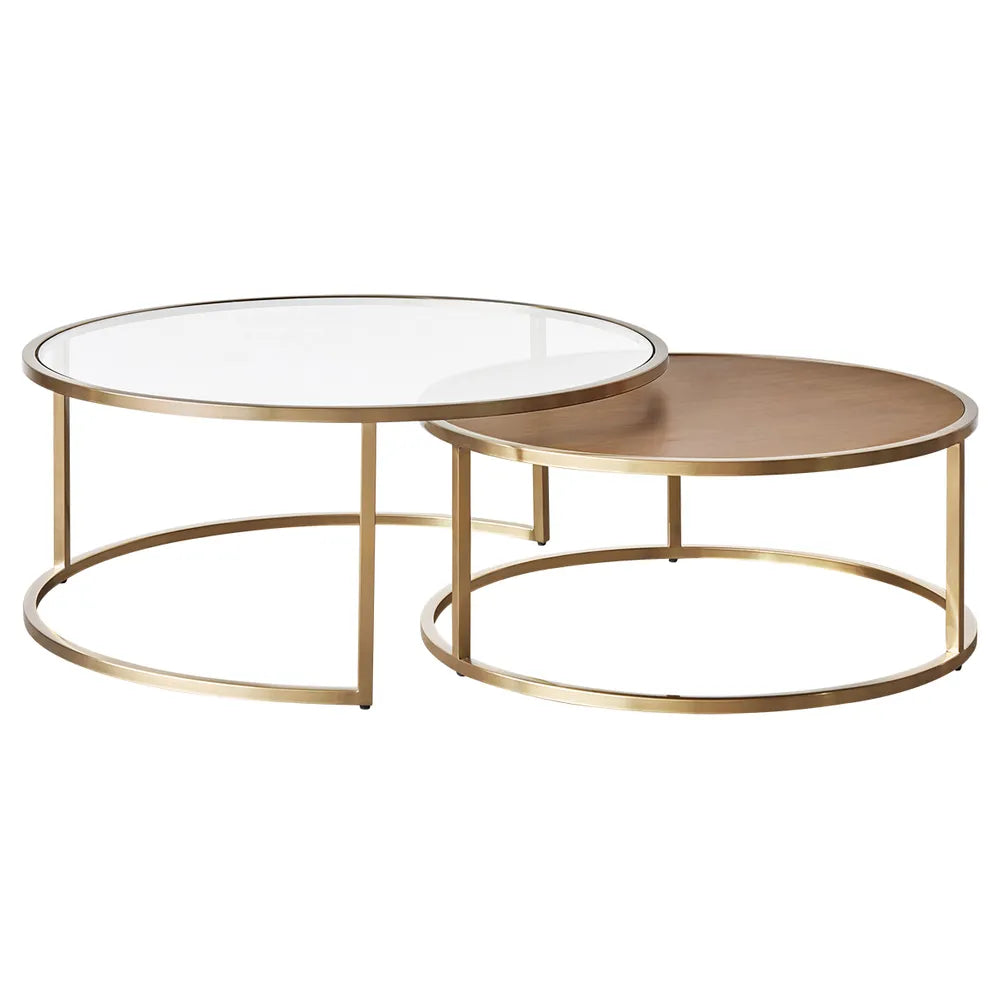 Chloe Stone Nesting Coffee Tables