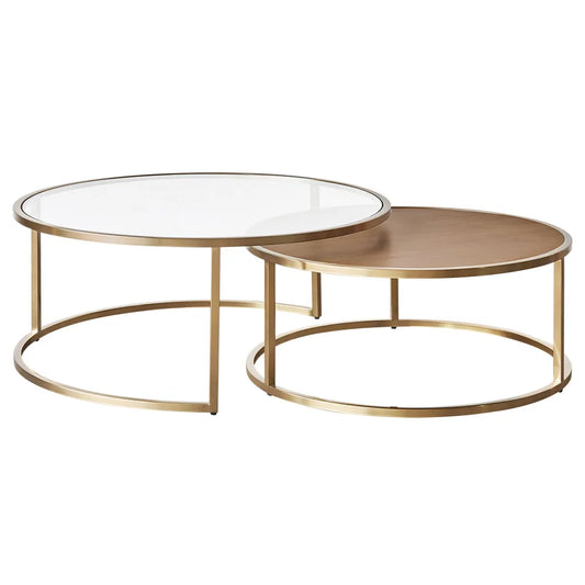 Chloe Stone Nesting Coffee Tables