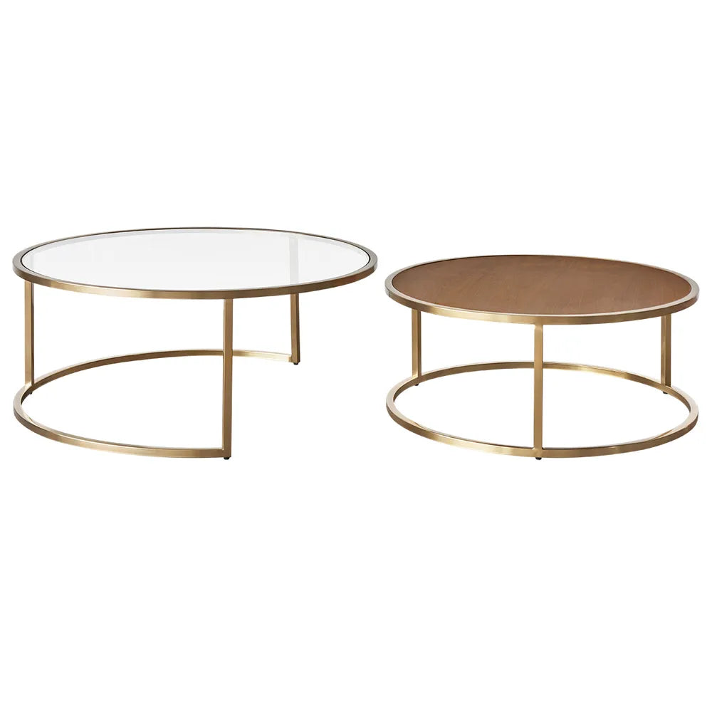 Chloe Stone Nesting Coffee Tables