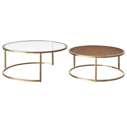 Chloe Stone Nesting Coffee Tables