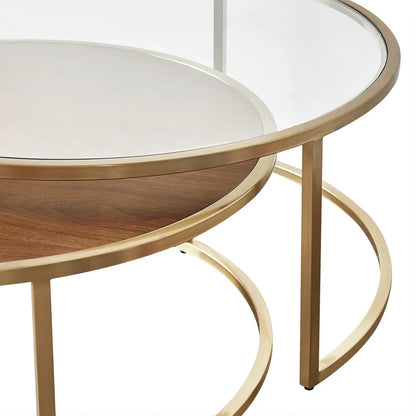 Chloe Stone Nesting Coffee Tables