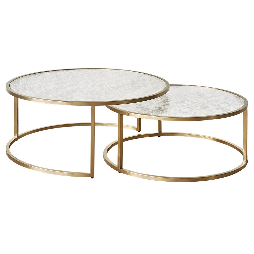 Chloe Stone Nesting Coffee Tables