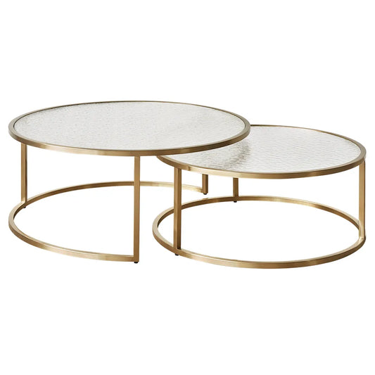 Chloe Stone Nesting Coffee Tables