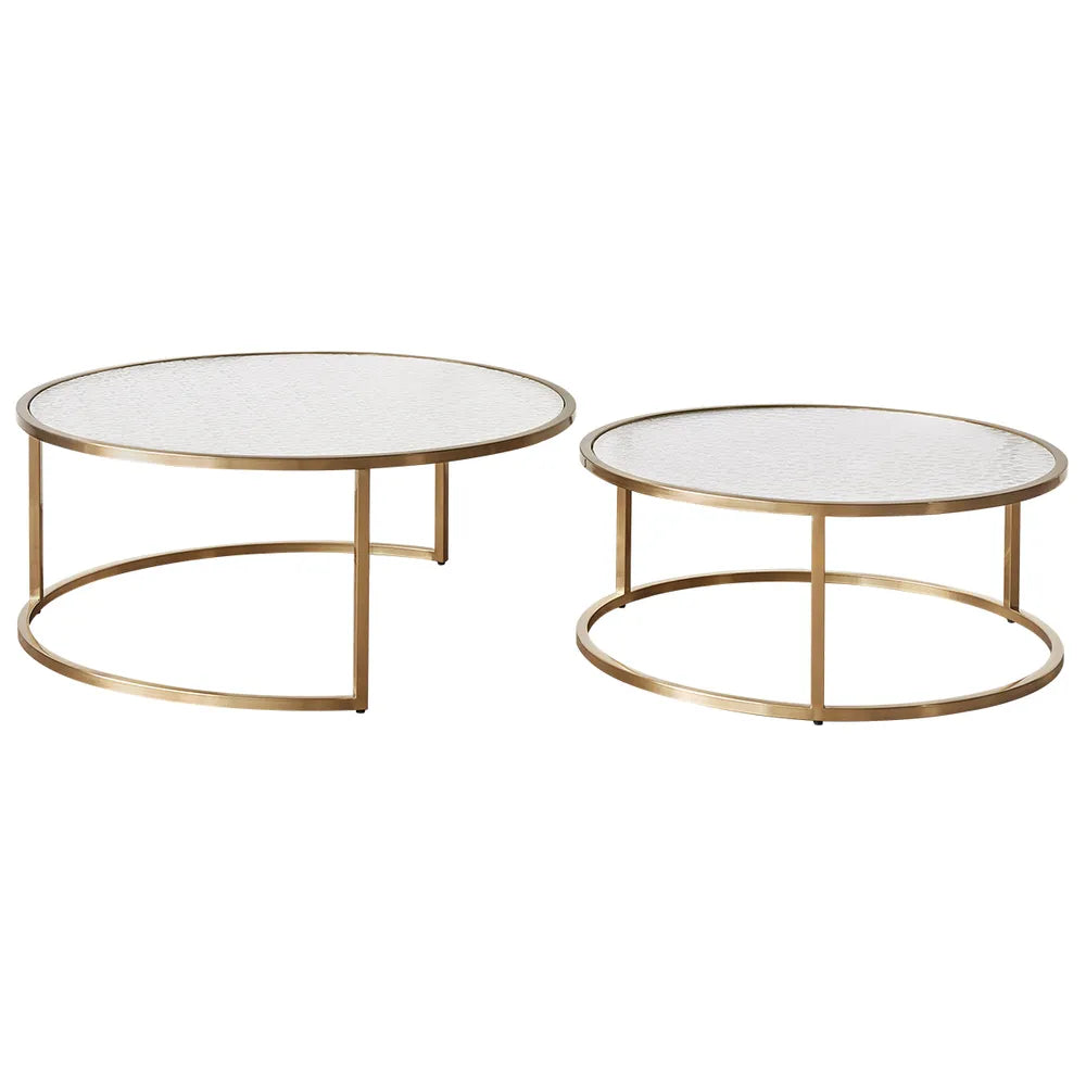 Chloe Stone Nesting Coffee Tables