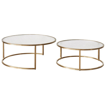 Chloe Stone Nesting Coffee Tables