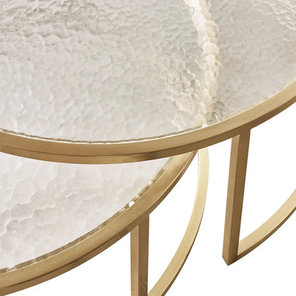 Chloe Stone Nesting Coffee Tables