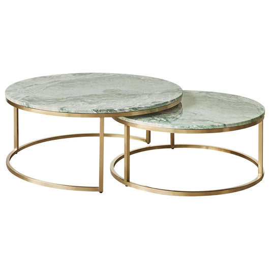 Chloe Stone Nesting Coffee Tables