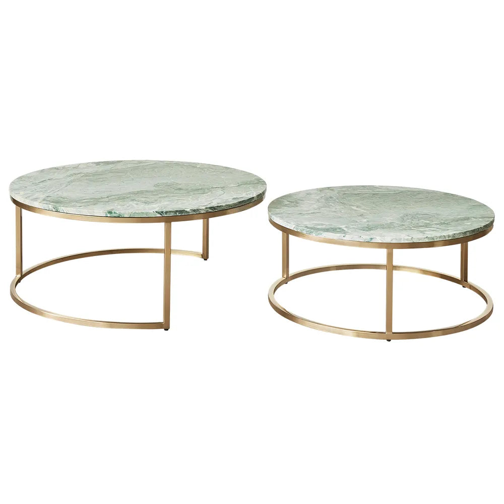 Chloe Stone Nesting Coffee Tables