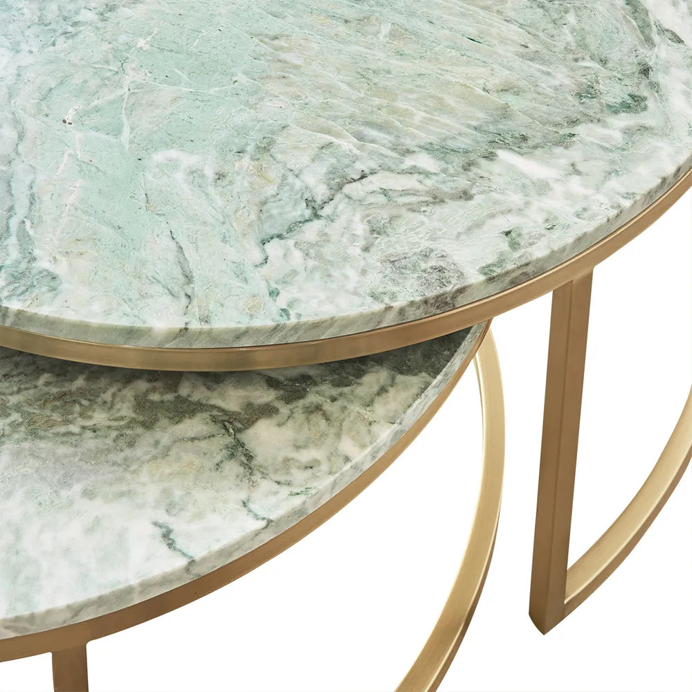 Chloe Stone Nesting Coffee Tables